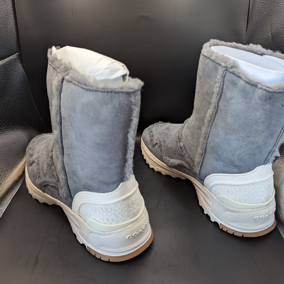 Coach Portia Cold Weather Bootie, Size 10, Grey, Slip On - Picture 2 of 8